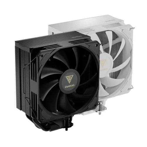 TẢN NHIỆT KHÍ GAMDIAS BOREAS E2-410 WHITE – 4 HEATPIPE | FAN 120MM | HỖ TRỢ INTEL & AMD